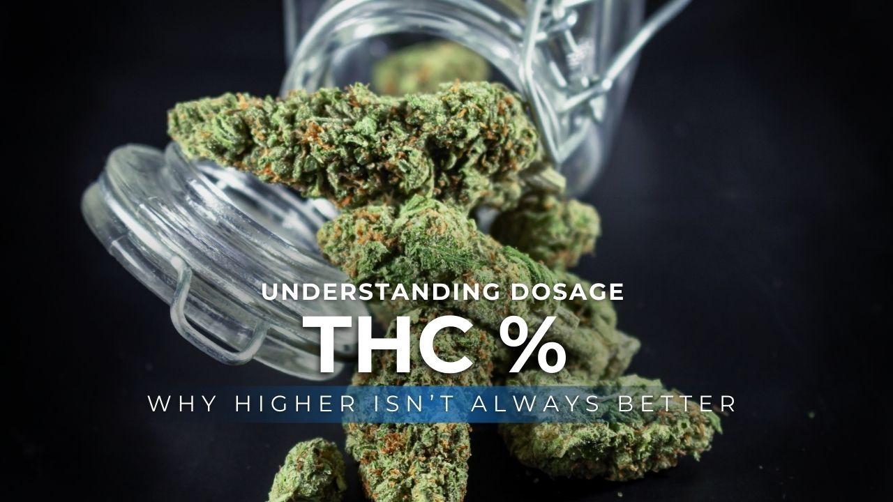 Understanding Dosage & THC % : Why Higher Isn’t Always Better