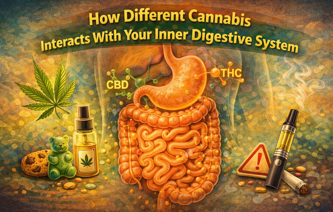 How Different Cannabis Interacts With Your inner Digestive System